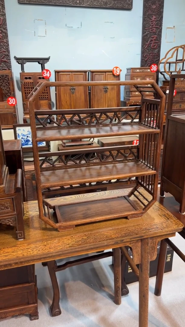 木花梨 多层茶棚