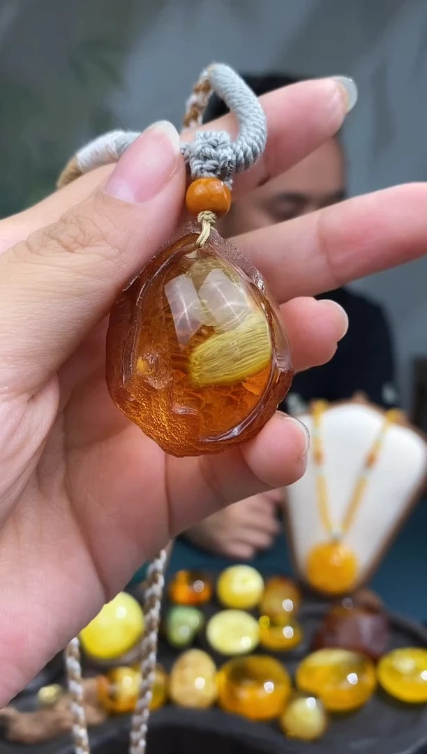 裸石琥珀未镶嵌基地发货 一物一证 顺丰包邮