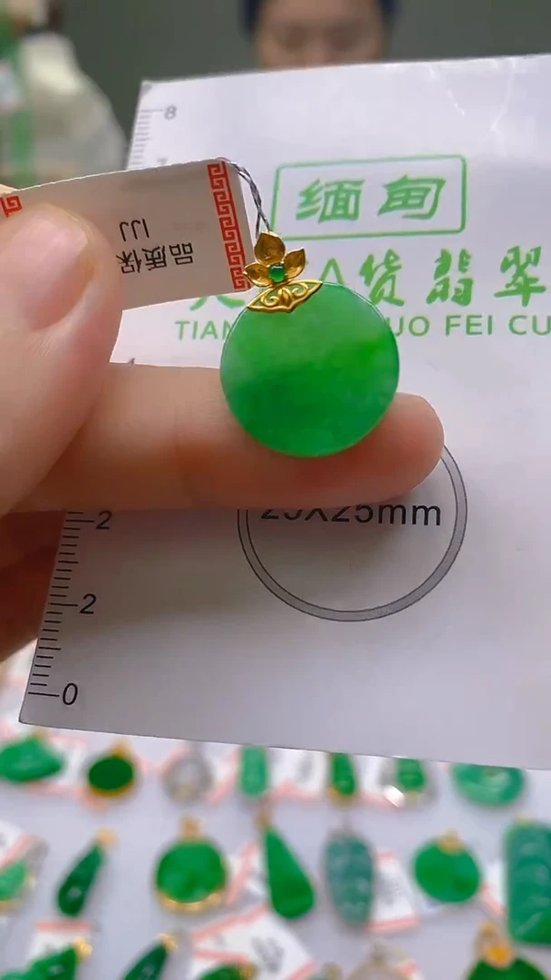 【闪购商品】翡翠颈饰18K金镶嵌新号开播，全场乱卖