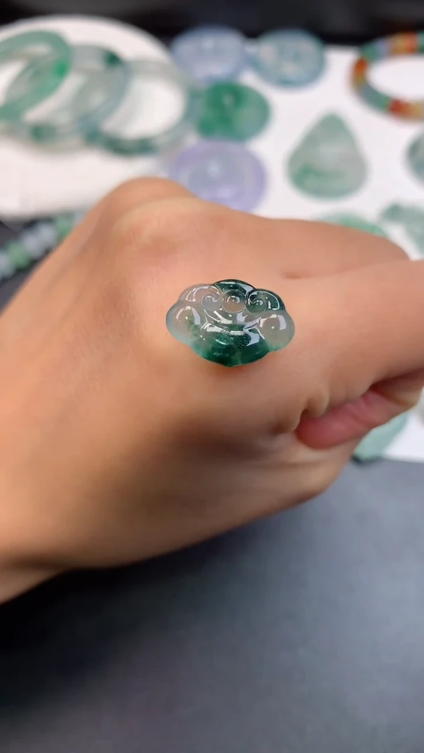 未镶嵌定制翡翠0819356759（11*14*4.2）