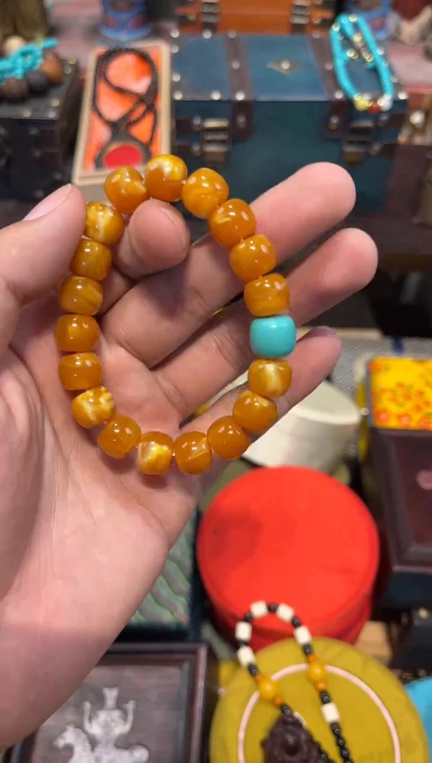 未镶嵌蜜蜡裸石E刘哥高端专属精品25