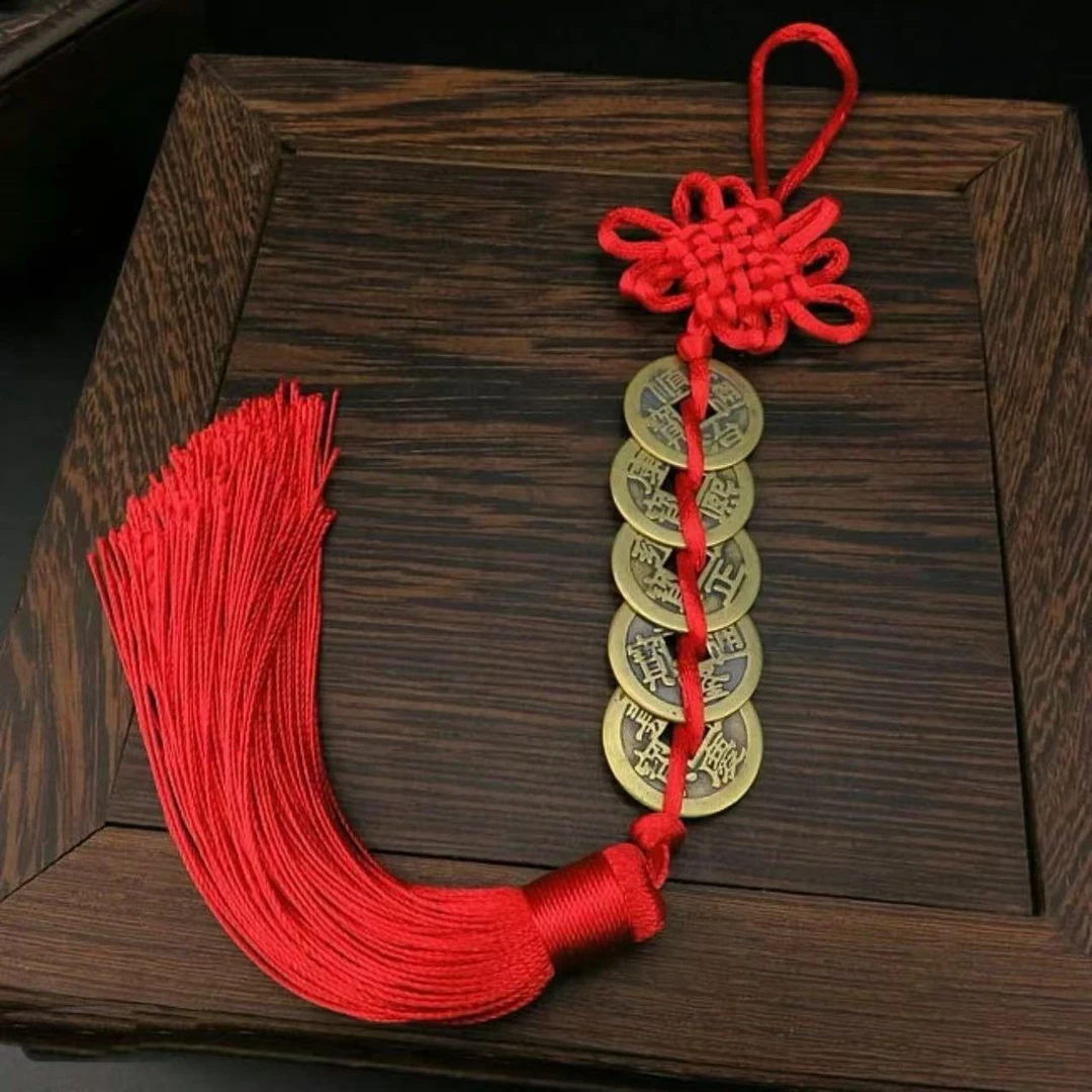 五福临门岁岁平安车挂154