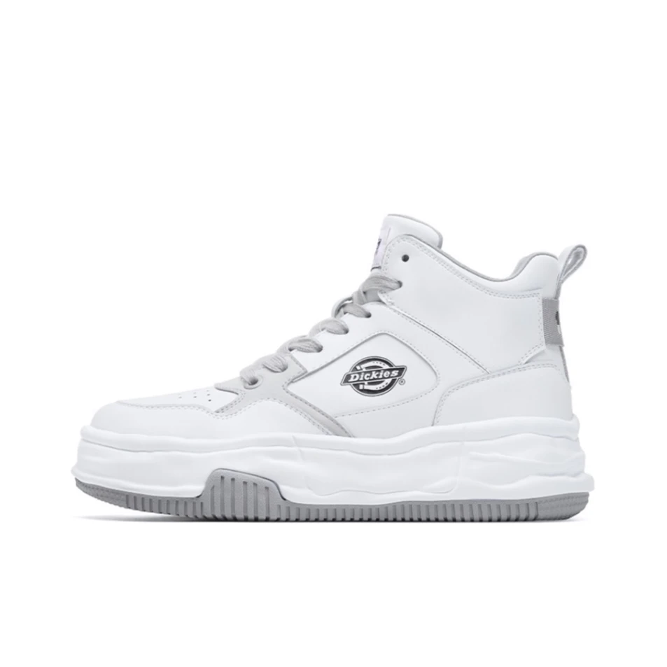 Dickies女款高帮时尚潮流平底轻便板鞋223W50DK04-米灰色