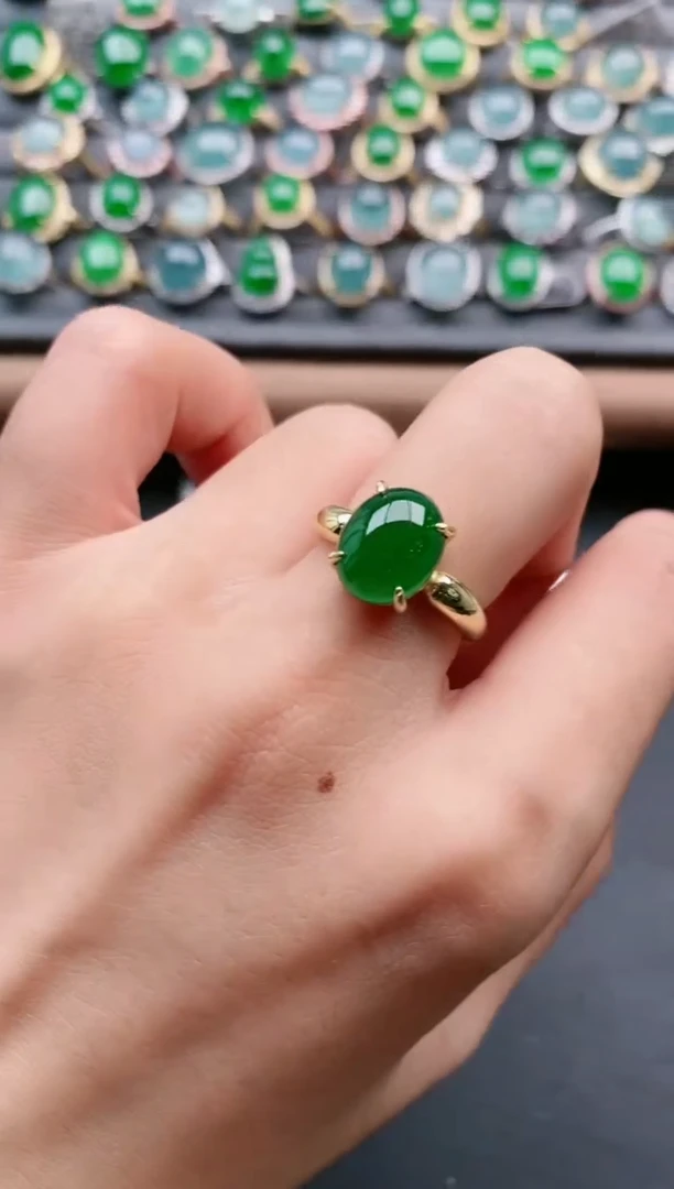 【闪购商品】翡翠戒指银S925镶嵌11111111