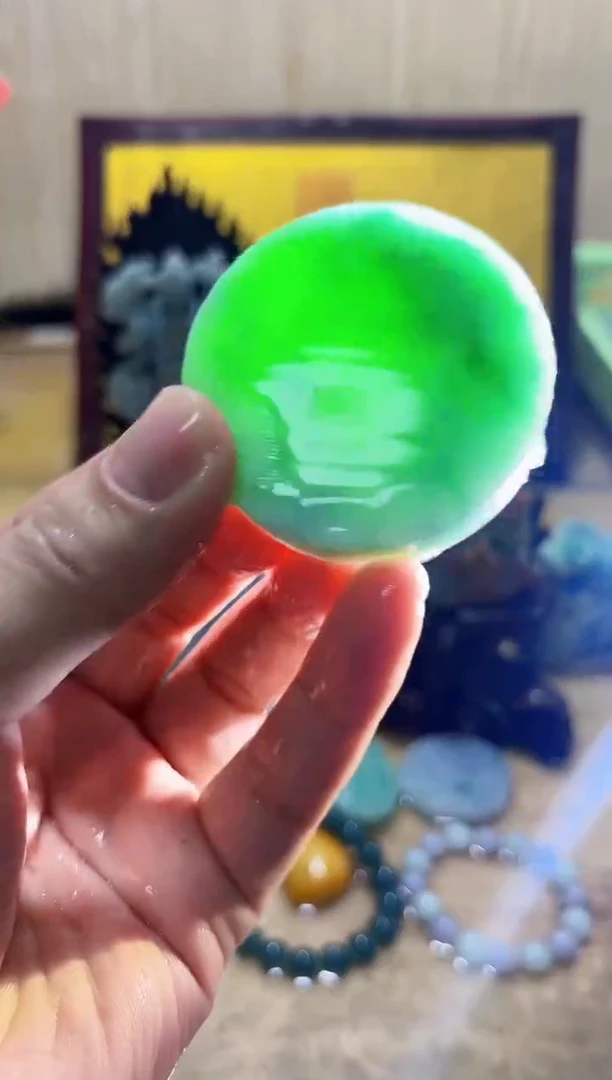 未镶嵌挂件翡翠A货常璀6377