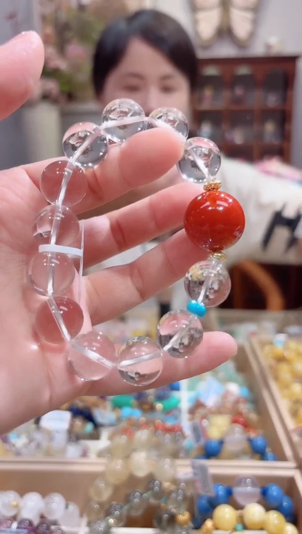 未镶嵌手串水晶设计款珠串14+