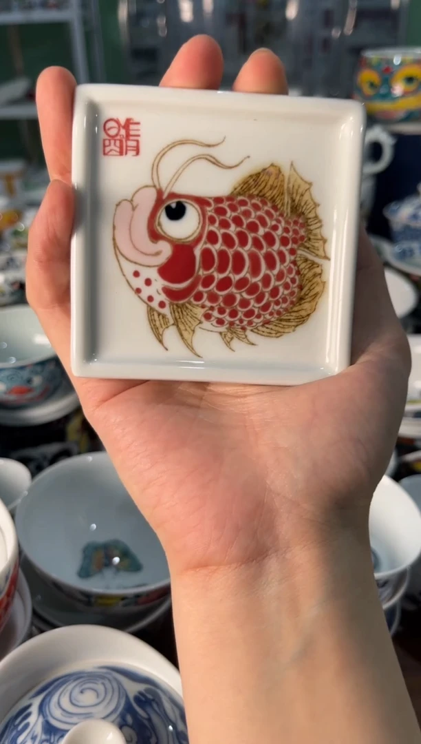 陶瓷昨明景德镇陶瓷：杯垫