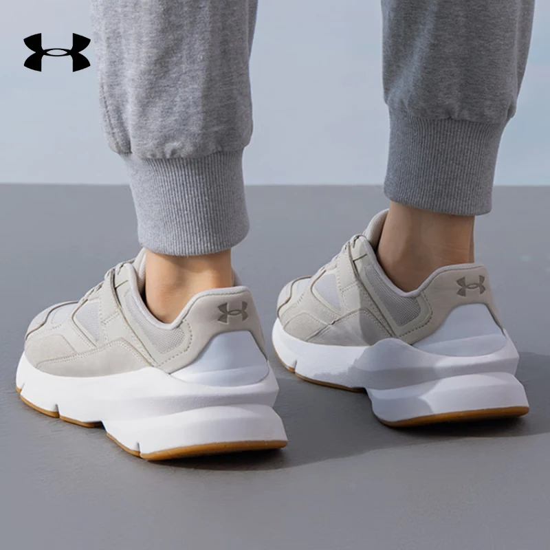 【琥珀流光】安德玛男鞋运动休闲鞋百搭户外缓震网面复古跑步鞋-DY