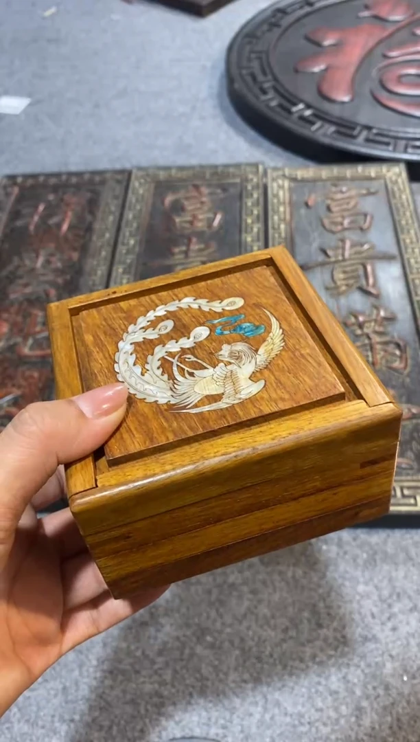 檀香紫檀（小叶紫檀）紫檀拆件雕刻板以直播间实物为准微瑕老物件