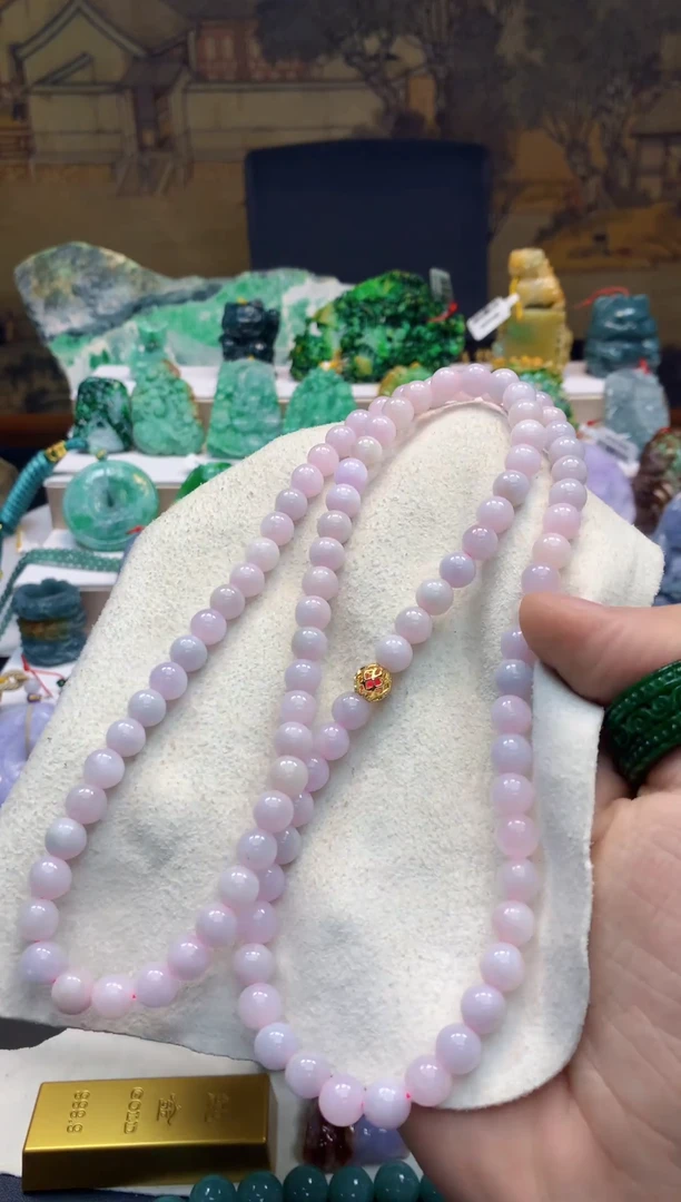 颈饰未镶嵌翡翠天然A货翡翠