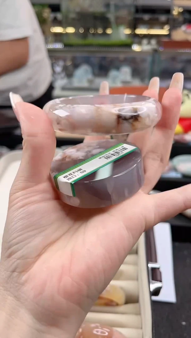 未镶嵌手镯石英质玉60圈口 （赠品镯心）368745