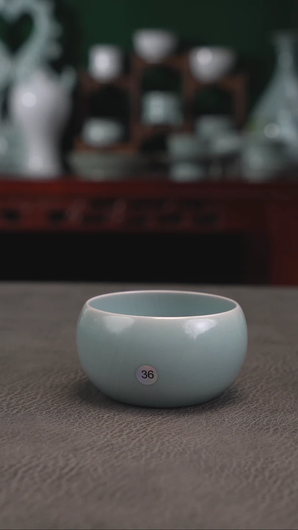 天蓝釉36号禅定杯120cc精品-二