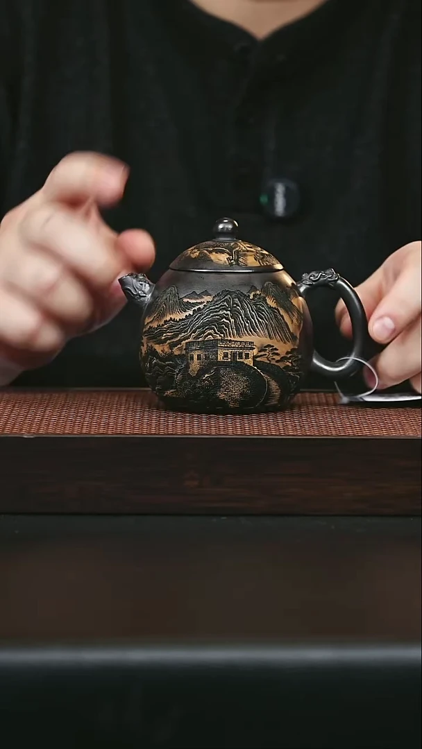 茶壶紫砂宜兴紫砂 龙蛋