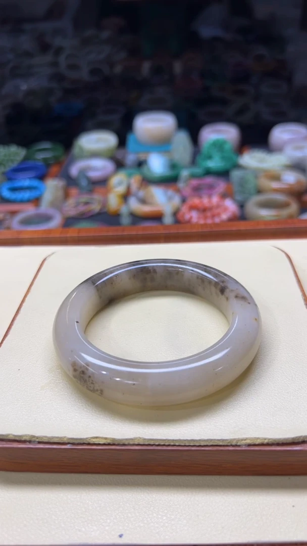 未镶嵌手镯石英质玉青*170