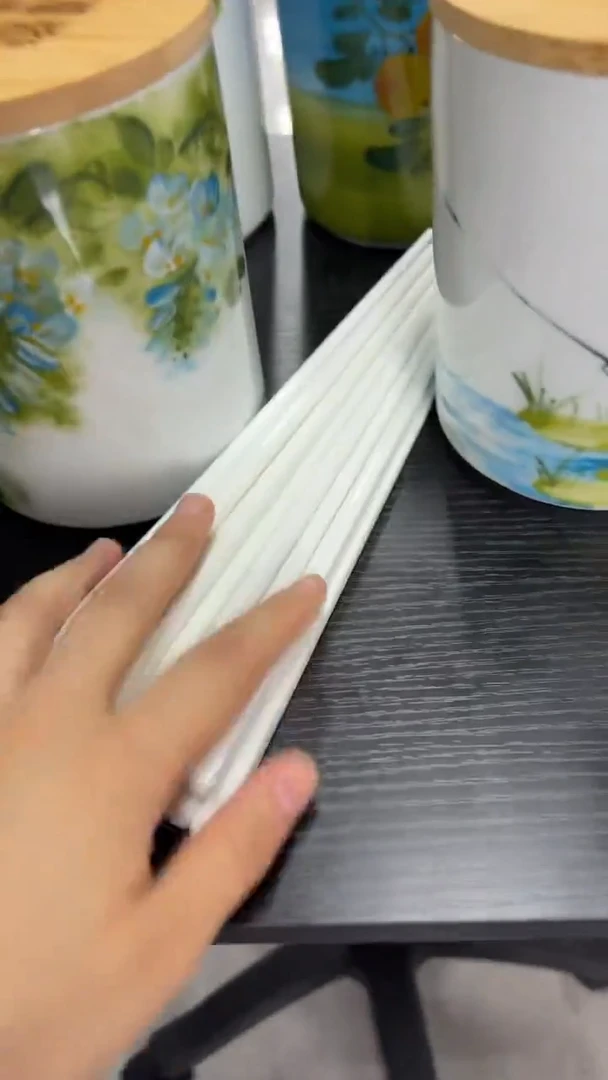 瓷片用****5景德镇高温釉中彩-筷子十双