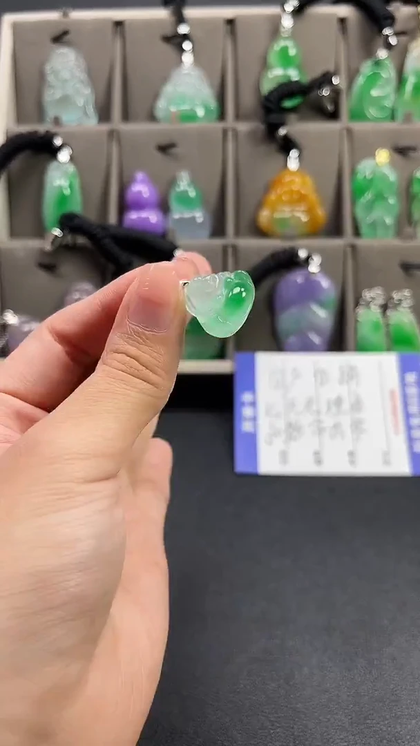 颈饰未镶嵌翡翠  所见即所得 一图一物
