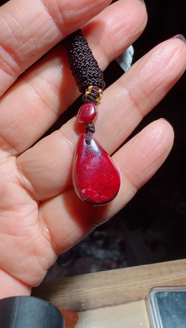 天然辰砂朱砂吊坠61