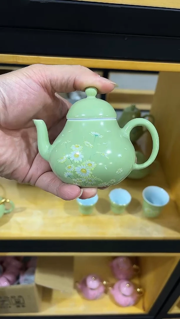 苹果绿小雏菊小梨壶，冲单福利