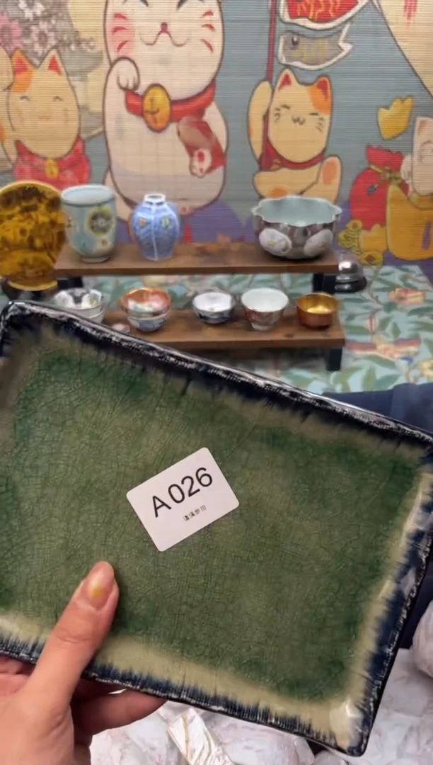 瓷片桃***气    A026