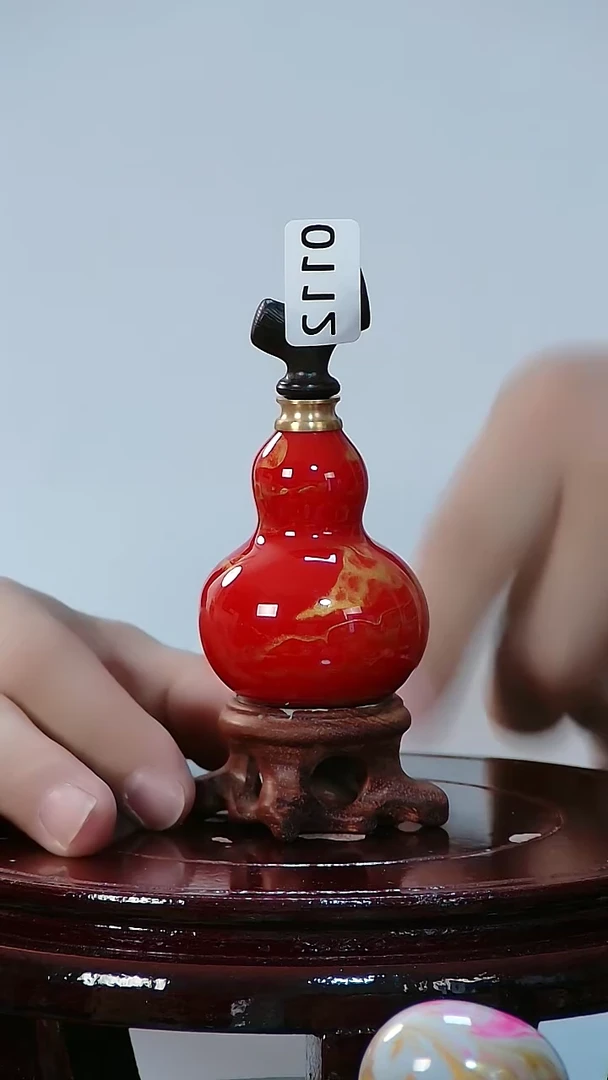 藤之****?檀木塞葫芦把件 0112