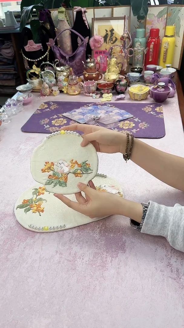 111 桂花小兔杯垫