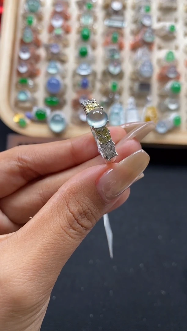 未镶嵌戒指翡翠缅甸天然a货翡翠买断