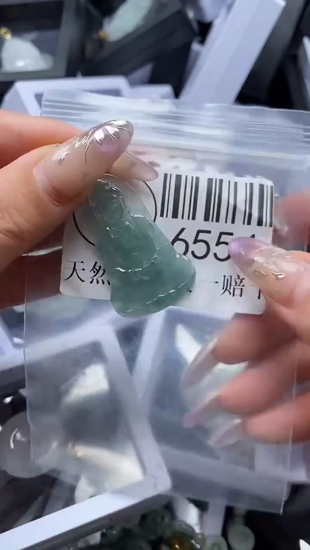 吊坠(不含链)未镶嵌翡翠6554