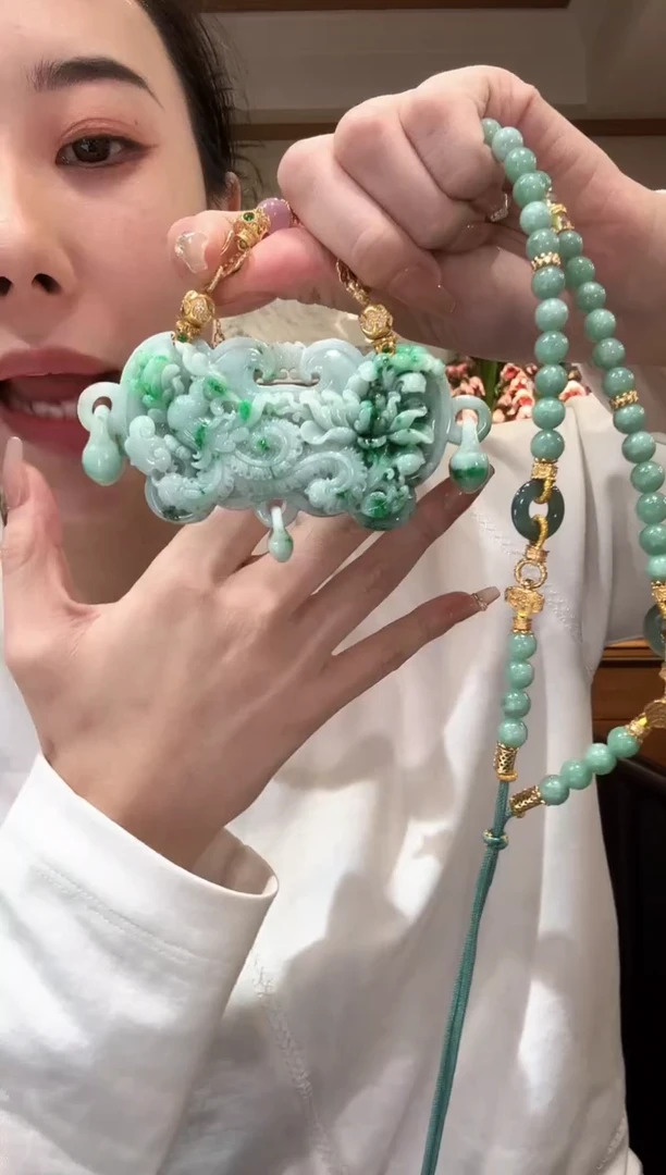 【闪购商品】翡翠颈饰未镶嵌国风