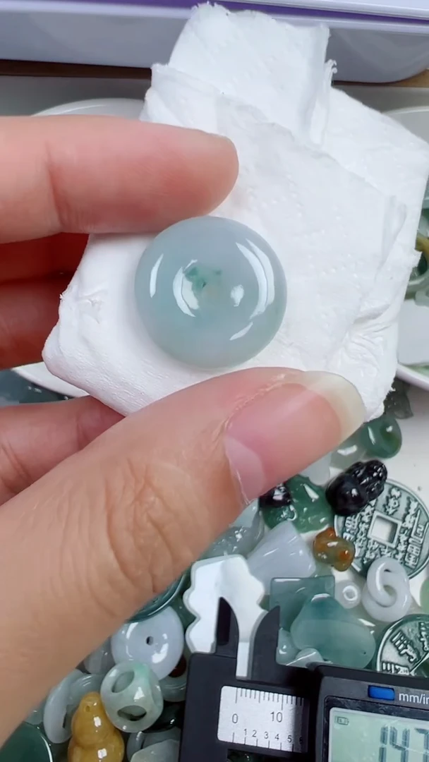 散珠翡翠342号链接，A货翡翠