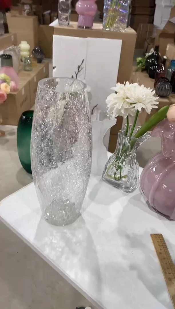 【闪购商品】无铅玻璃透明冰裂细款