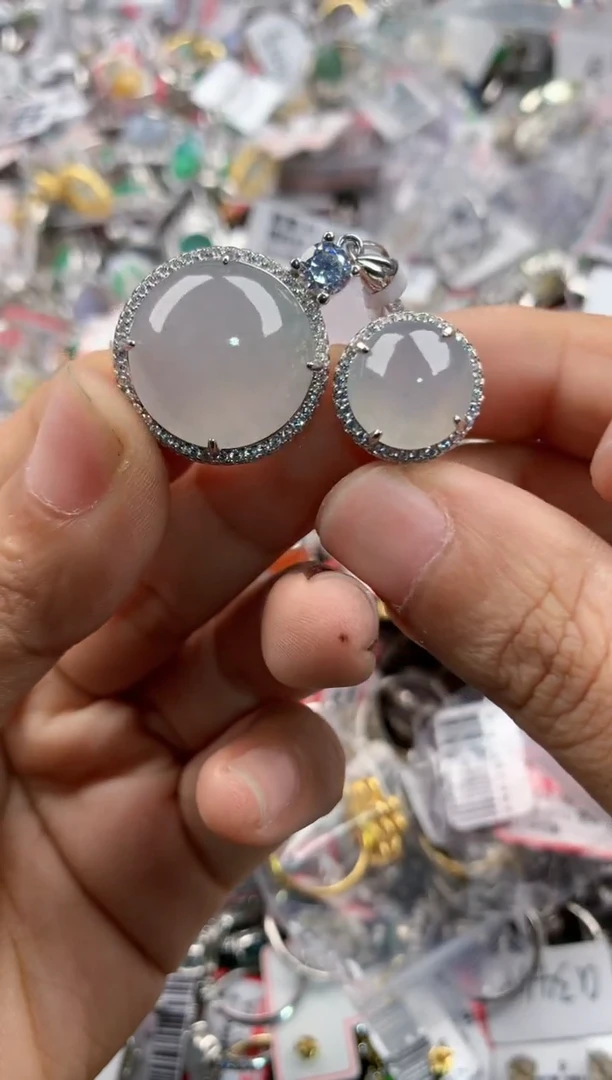 银S925镶嵌戒指翡翠3333-----4