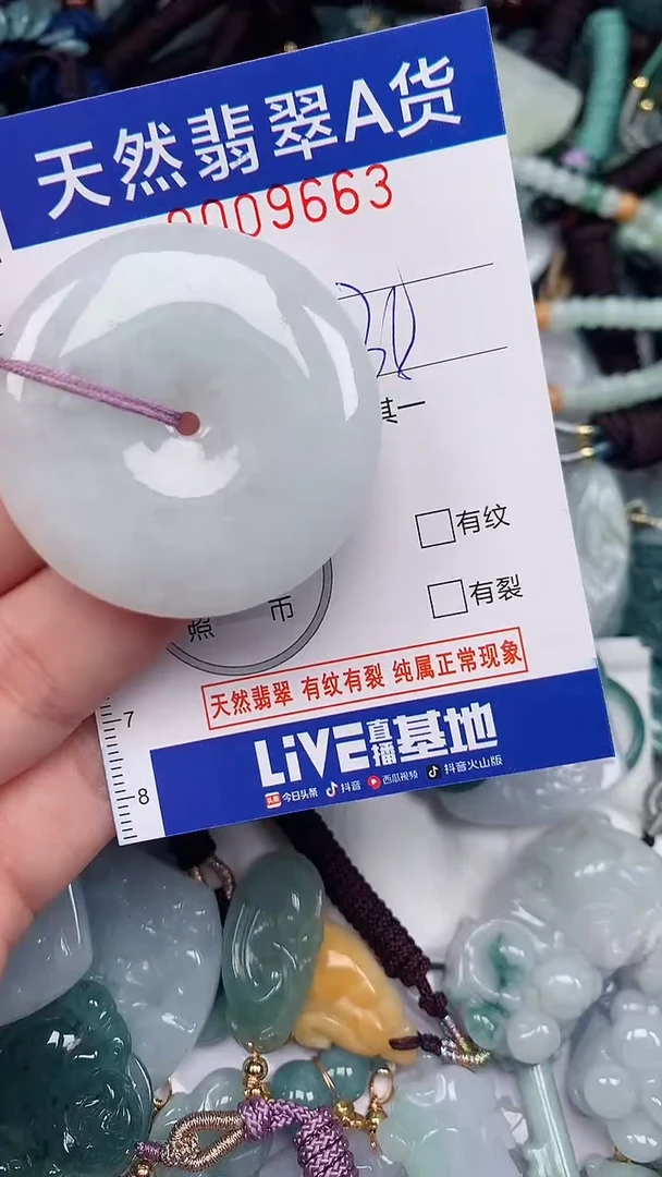 翡翠未镶嵌颈饰...0009663