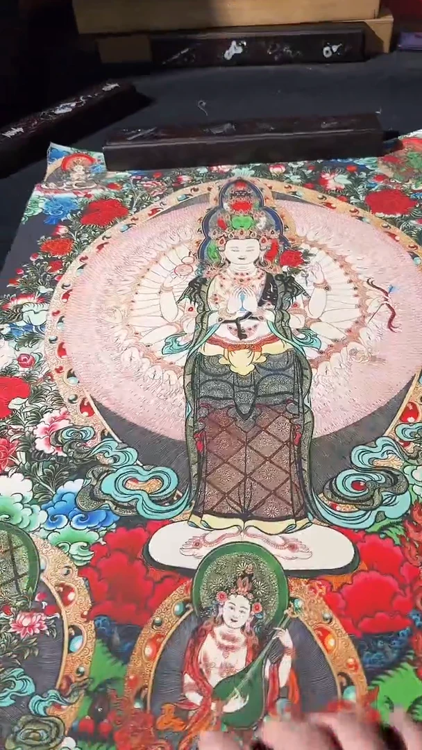 卷轴画藏式珍藏彩绘艺术馆21