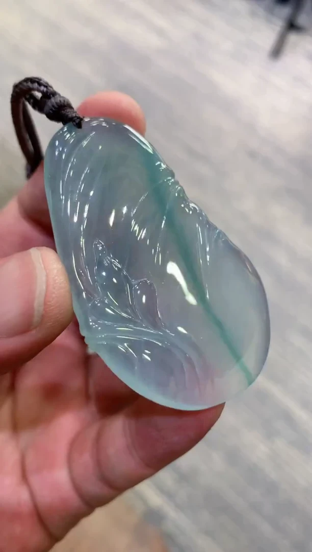 颈饰未镶嵌翡翠天然A货翡翠