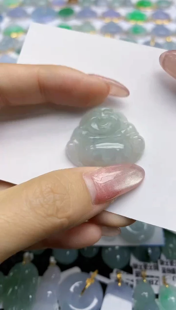【闪购商品】翡翠挂件未镶嵌天然翡翠A货