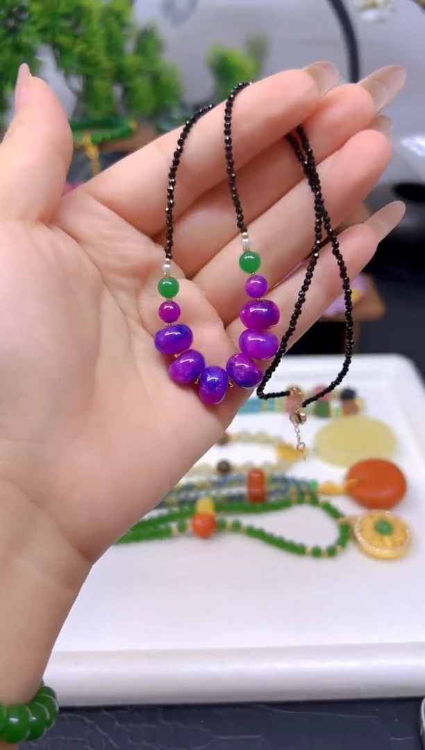 未镶嵌苏纪石（舒俱来）颈饰X408