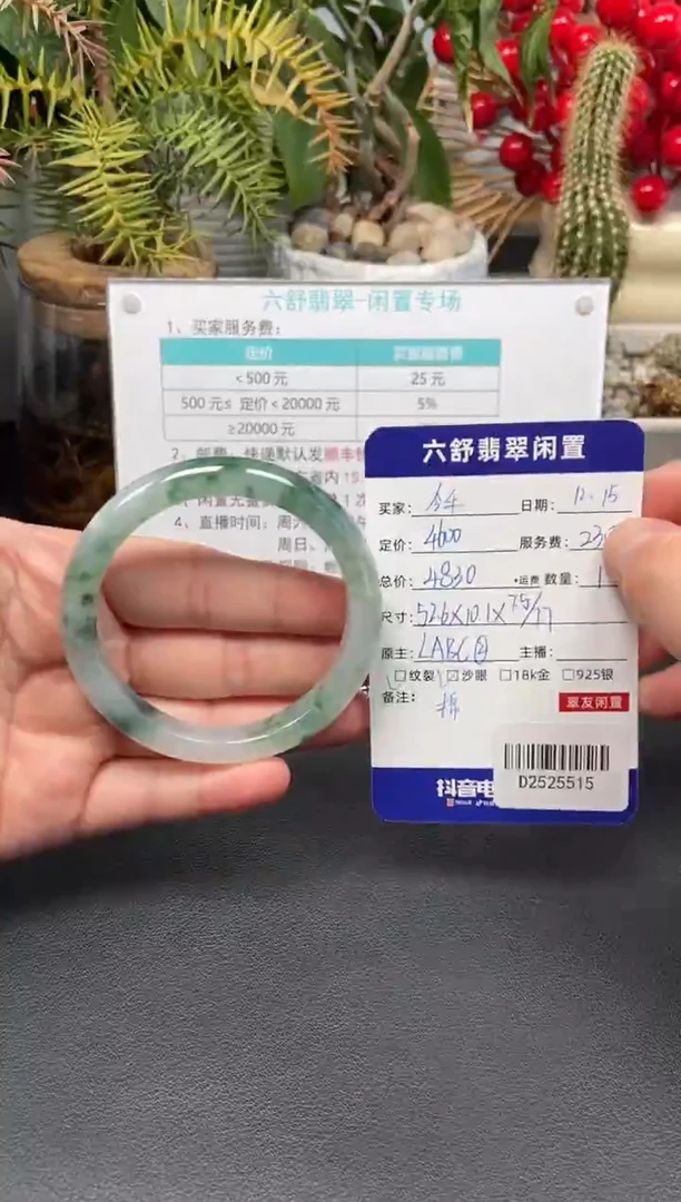 未镶嵌手镯翡翠今*D2525515