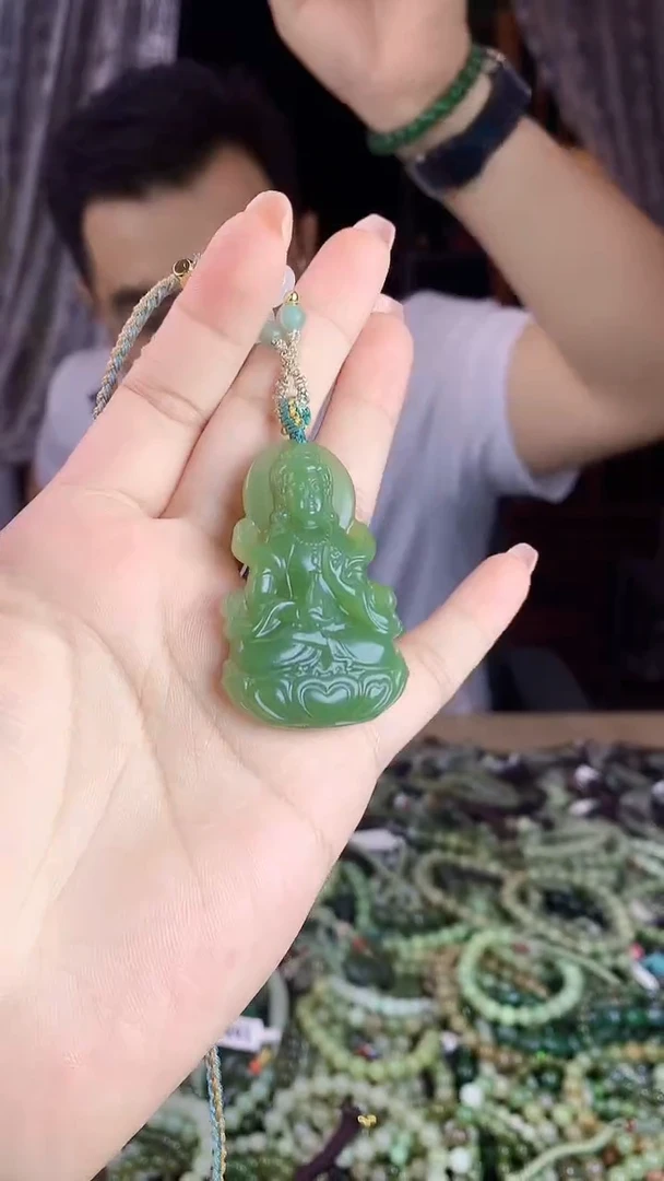 和田玉未镶嵌挂件1