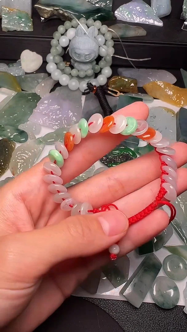 未镶嵌手绳翡翠天然A货翡翠