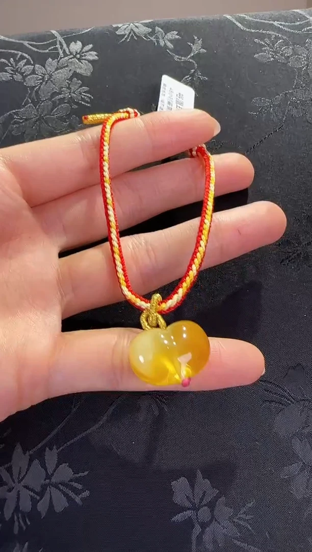 手绳蜜蜡未镶嵌爱心