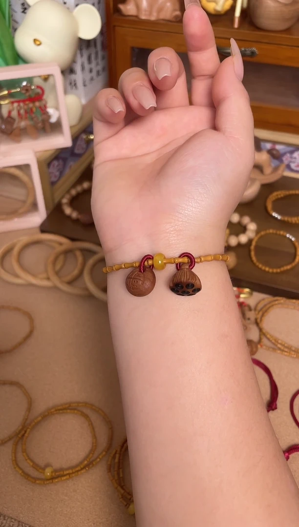 竹节福运连连加黄跑环一物一拍