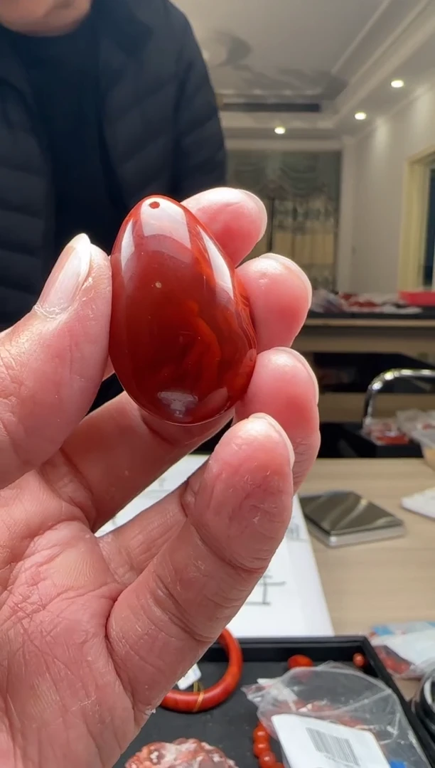 【闪购商品】南红玛瑙水滴吊坠未镶嵌多样性发一件