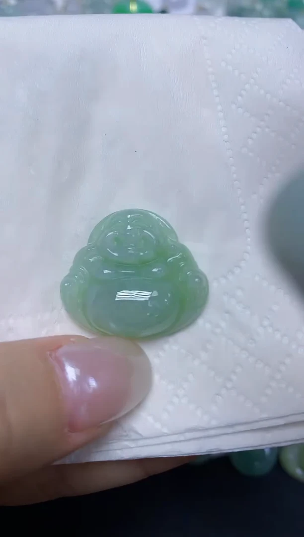 翡翠未镶嵌颈饰天然缅甸翡翠A货