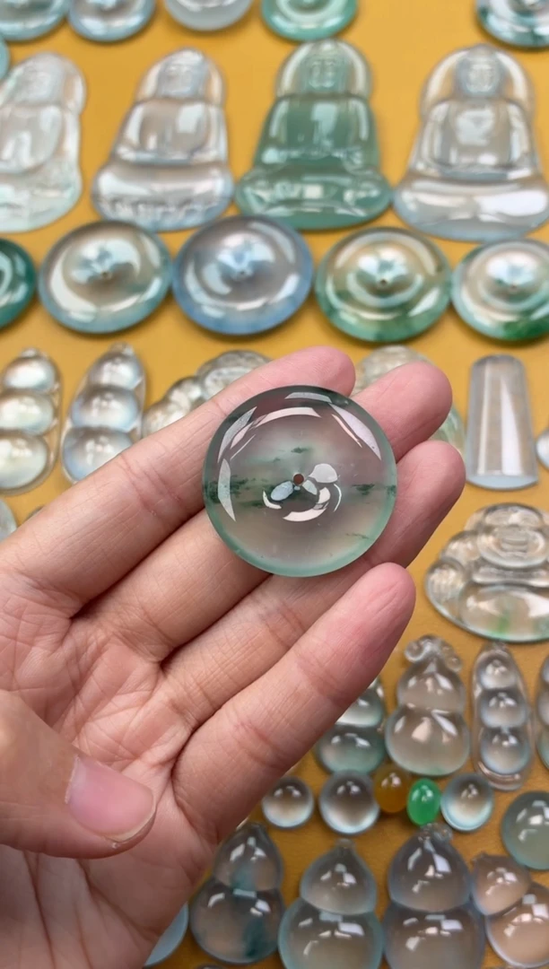 吊坠(不含链)未镶嵌翡翠28 平安扣 31.5 5.9