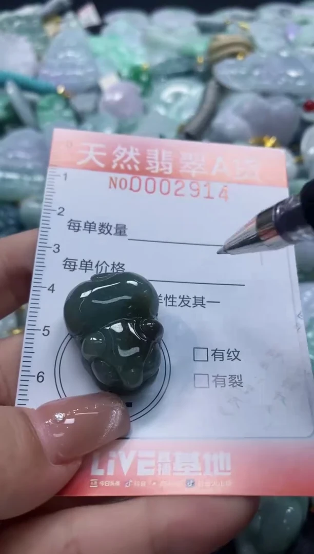 翡翠未镶嵌颈饰闪购0002914