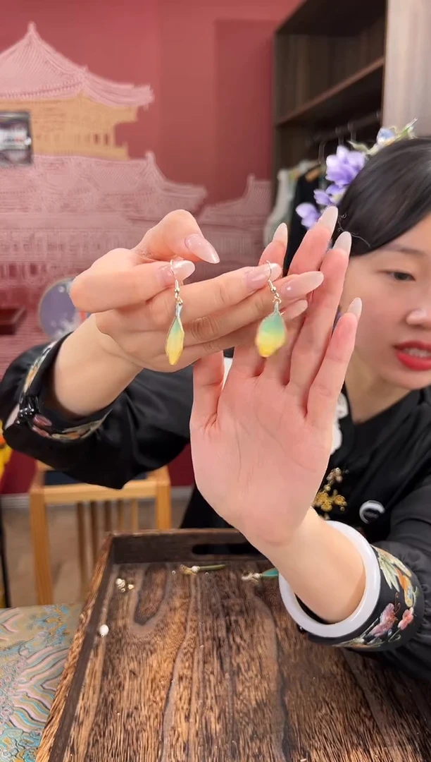 【闪购商品】刺绣苏绣世家非遗手工（耳环）