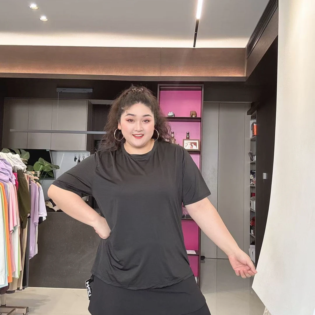 （断码特价）夏季速干宽松圆领平纹短袖SY-169