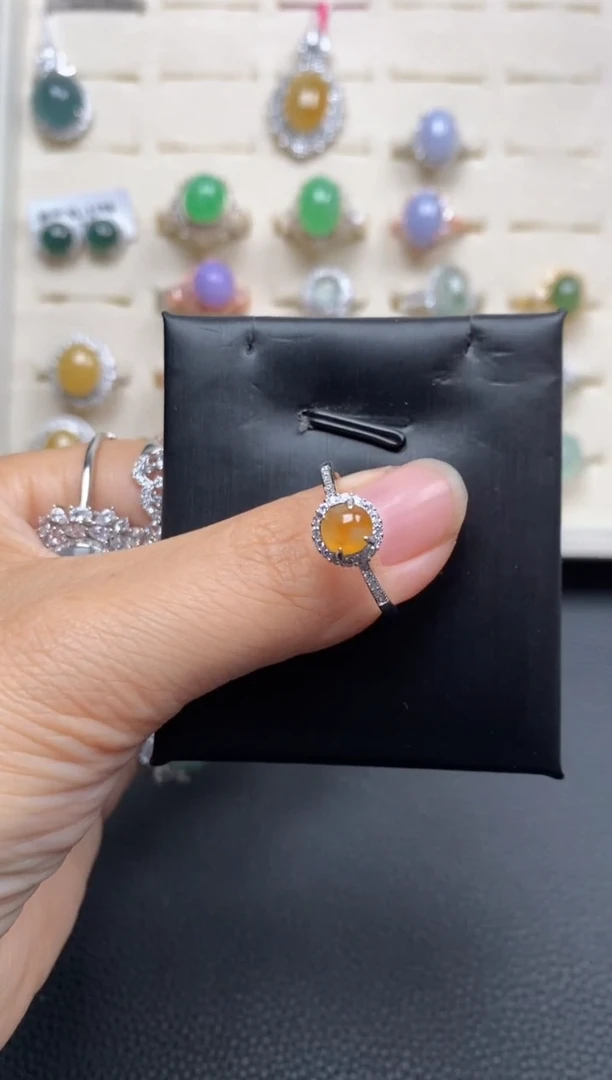 【闪购商品】翡翠戒指银S925镶嵌11111