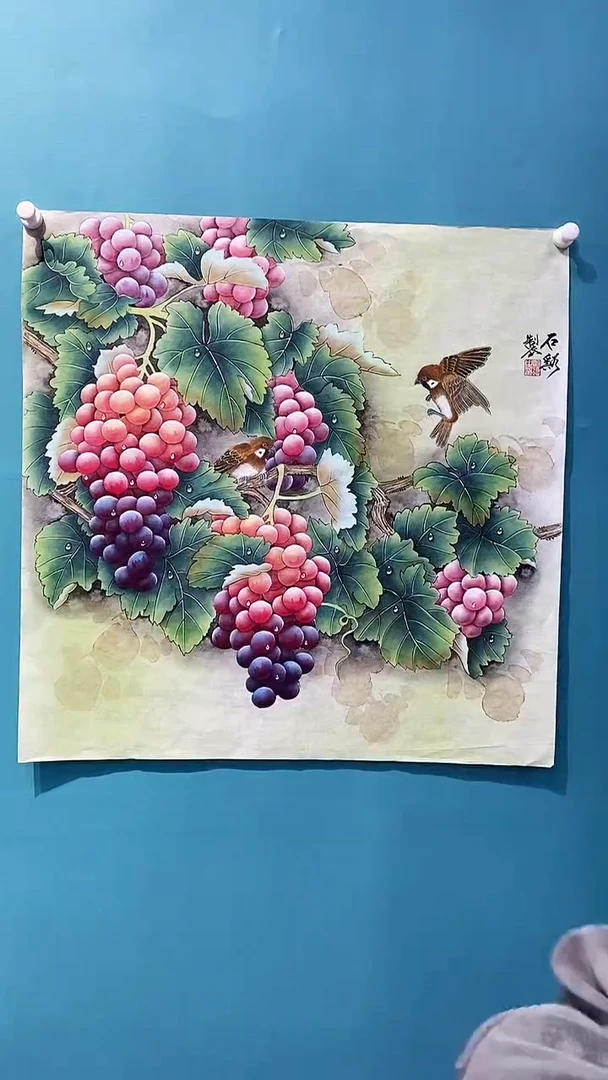 国画画都展厅国画作品B5
