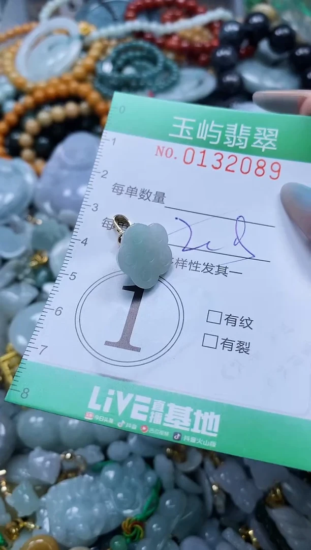 翡翠未镶嵌颈饰闪购0132089多样性发其一